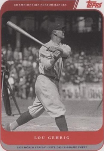 2020 Topps X Derek Jeter - Lou Gehrig #15