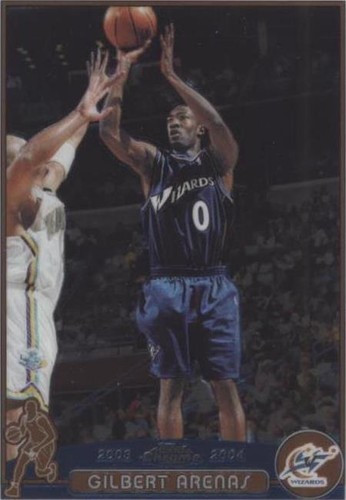 2003-04 Topps Chrome - Gilbert Arenas #103