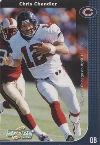 2002 Score Chris Chandler #8