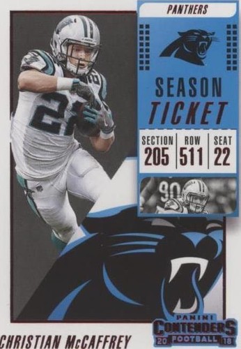 2018 Panini Contenders Christian McCaffrey #85