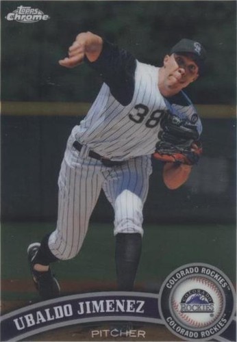 2011 Topps Chrome - Ubaldo Jimenez #97