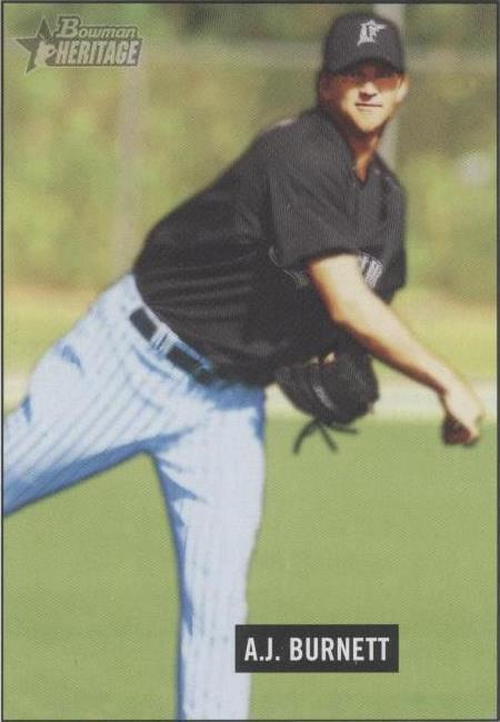 2005 Bowman Heritage - A. J. Burnett #199