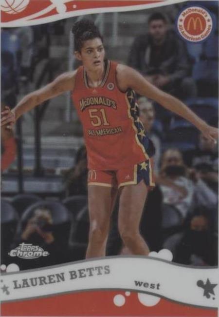 2022 Topps Chrome McDonald's All American - Lauren Betts #2K6-15
