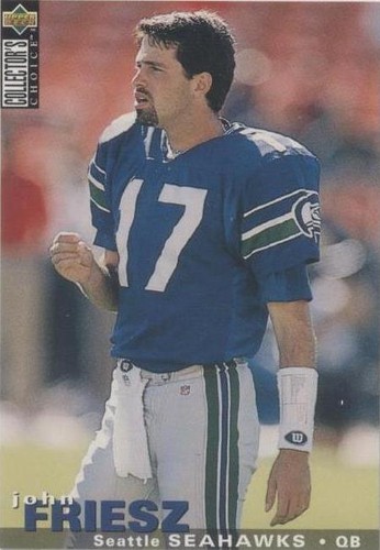 1995 Upper Deck Collector's Choice Update John Friesz #U146