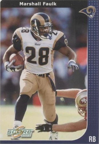 2002 Score Marshall Faulk #214