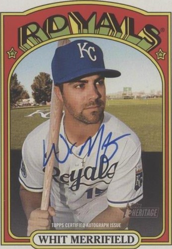 2021 Topps Heritage - Whit Merrifield #ROA-WM