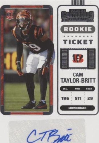 2022 Panini Contenders Cam Taylor-Britt #176