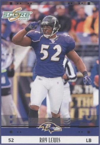 2005 Score Ray Lewis #25