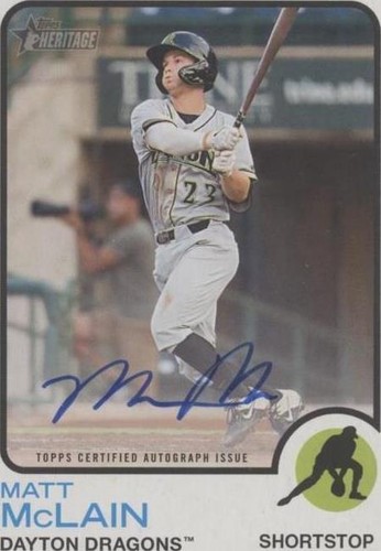 2022 Topps Heritage Minor League Edition - Matt McLain #ROA-MM