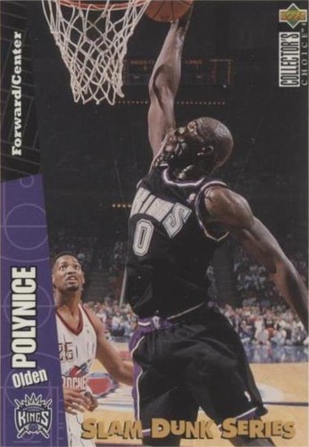 1996-97 Upper Deck Collector's Choice Nestlé Slam Dunk Series - Olden Polynice #30