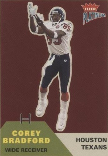 2002 Fleer Platinum Corey Bradford #162
