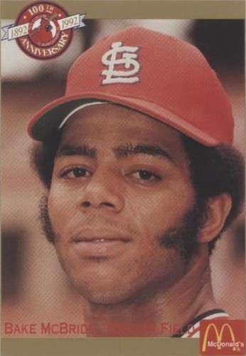 1992 Pacific McDonald's St. Louis Cardinals 100th Anniversary - Bake Mcbride #44