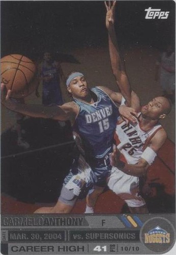 2005-06 Topps Big Game - Carmelo Anthony #60