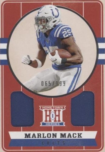 2019 Panini Chronicles Marlon Mack #HH24