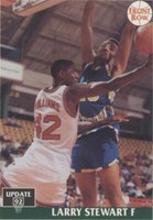 1991-92 Front Row Update - Larry Stewart #72