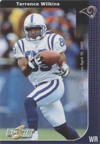 2002 Score Terrence Wilkins #102