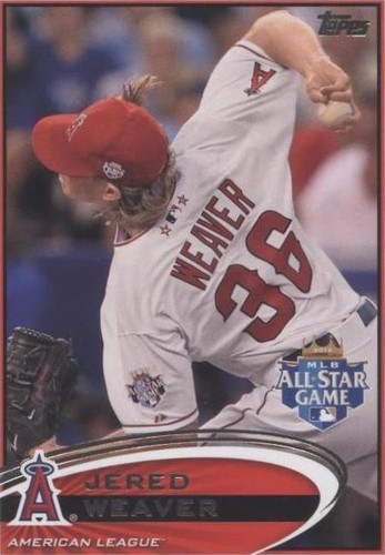 2012 Topps Update Series - Jered Weaver #US80