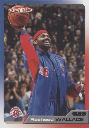 2005-06 Topps Total - Rasheed Wallace #187