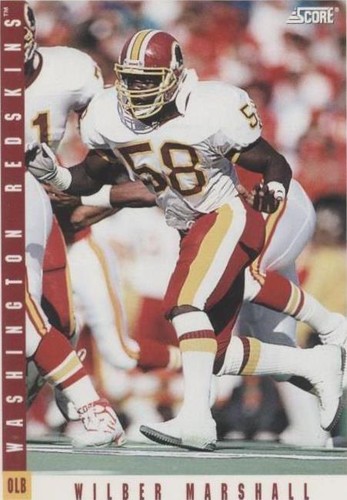 1993 Score Wilber Marshall #30