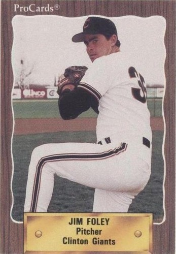 1990 ProCards Minor League - Jim Foley #2549