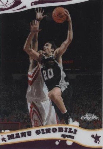 2005-06 Topps Chrome - Manu Ginobili #42