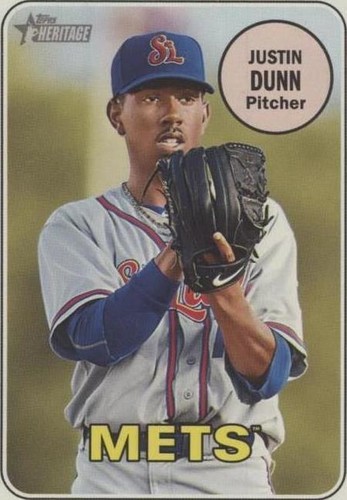 2018 Topps Heritage Minor League Edition - Justin Dunn #121