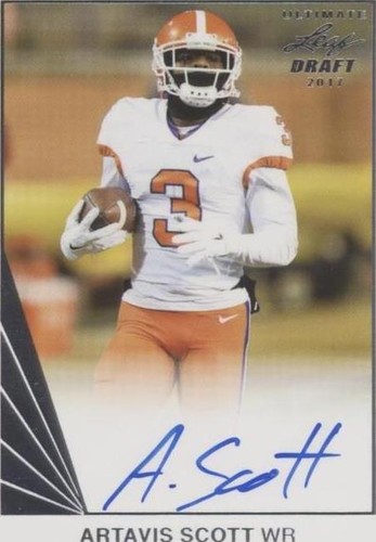 2017 Leaf Ultimate Draft Artavis Scott #UBA-AS2