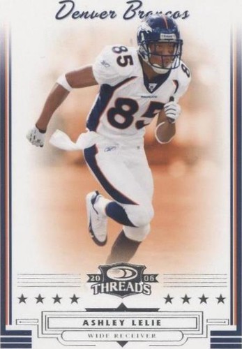 2006 Donruss Threads Ashley Lelie #6