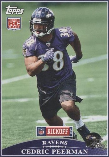 2009 Topps Kickoff Cedric Peerman #129