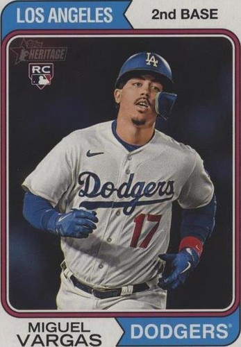 2023 Topps Heritage High Number - Miguel Vargas #694
