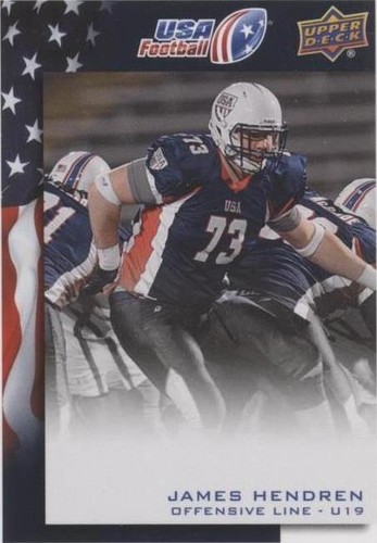 2014 Upper Deck USA Football James Hendren #29