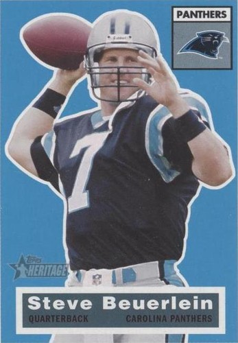 2001 Topps Heritage Steve Beuerlein #107