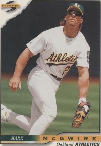 Mark McGwire #6 (1996 Score) Pitcher Perfect Card, Oakland