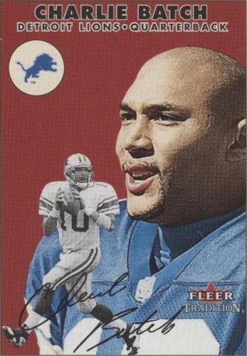 2000 Fleer Tradition Charlie Batch #12