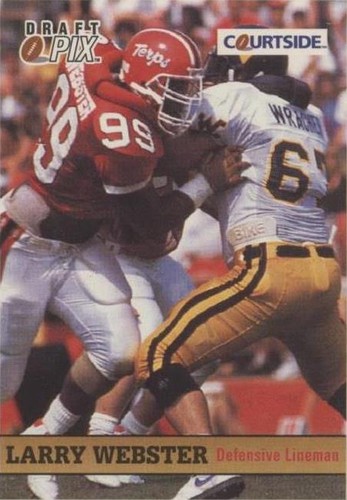 1992 Courtside Draft Pix Larry Webster #42