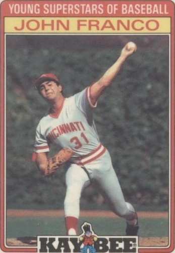 1986 Topps Kay Bee Toys Young Superstars of Baseball - John Franco #13