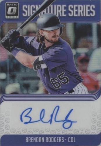 2018 Panini Donruss Optic - Brendan Rodgers #SS-BR