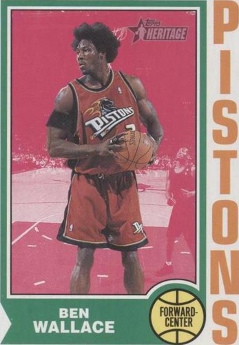 2001-02 Topps Heritage - Ben Wallace #63