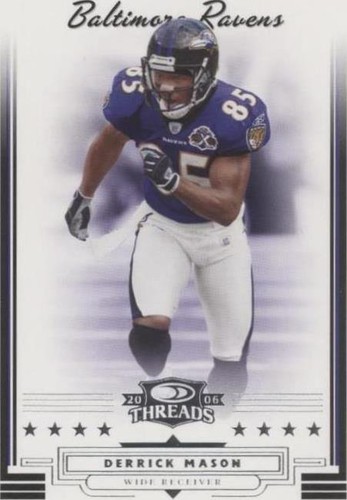 2006 Donruss Threads Derrick Mason #134