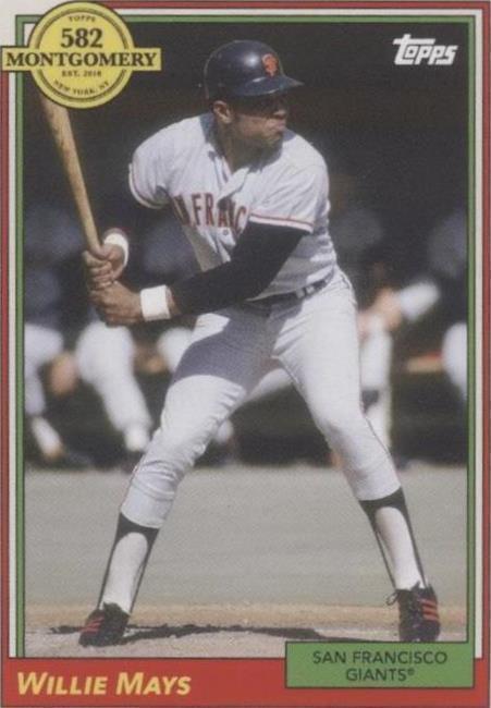 2022 Topps 582 Montgomery Club Set 2 - Willie Mays #19