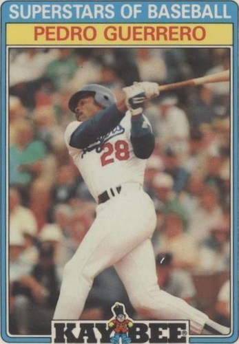 1987 Topps Kay Bee Toys Superstars of Baseball - Pedro Guerrero #14