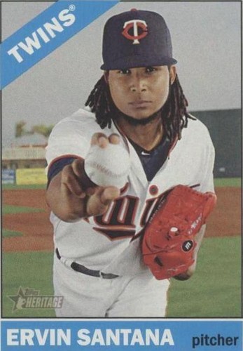 2015 Topps Heritage High Number - Ervin Santana #677