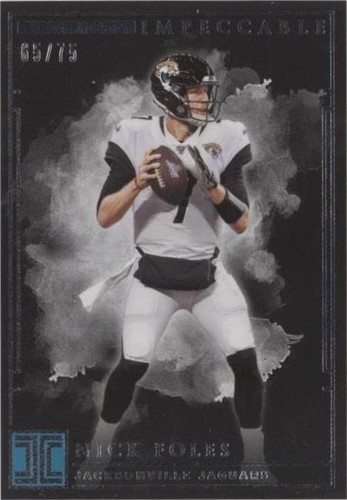 2019 Panini Impeccable Nick Foles #35