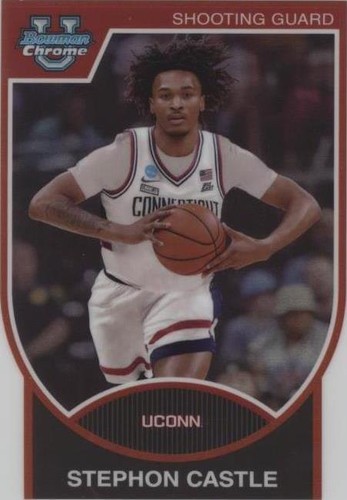 2023-24 Bowman University Chrome - Stephon Castle #07B-14