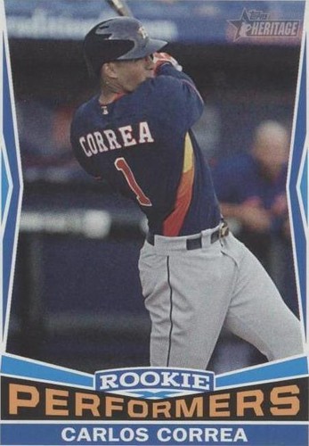2015 Topps Heritage High Number - Carlos Correa #RP-15