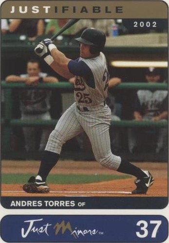 2002 Just Minors Justifiable - Andres Torres #37
