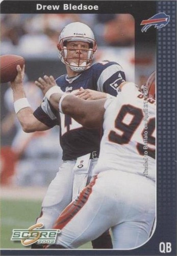 2002 Score Drew Bledsoe #129
