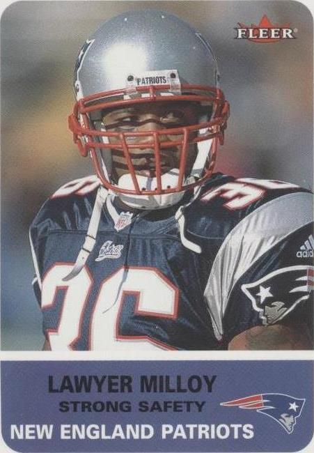 2002 Fleer Tradition Lawyer Milloy #51