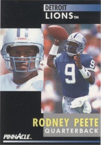 1991 Pinnacle Rodney Peete #112