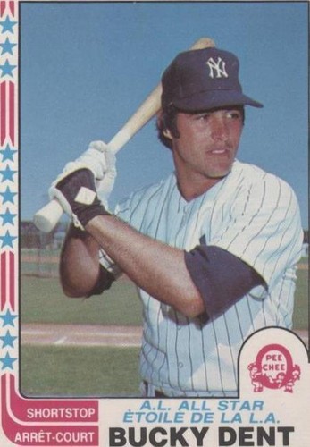 PSA 9 1977 OPC O-pee-chee by Topps #122 Bucky Dent Chicago